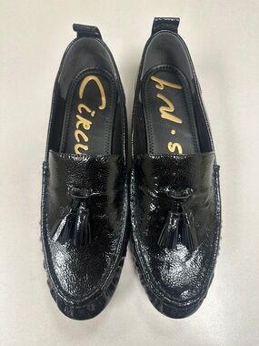 Circus By Sam Edelman Hudson Black Patent Tassel Loafers Size 11M NWB